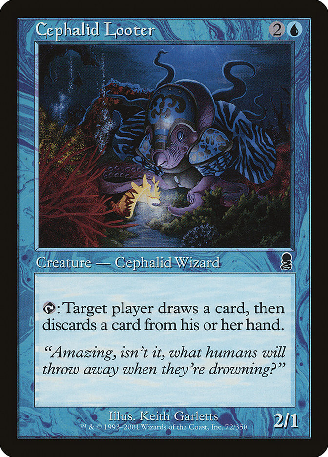 Cephalid Looter (Misprinted) [Odyssey] | Cracking-Singles