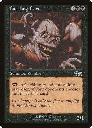 Cackling Fiend [Urza's Saga] | Cracking-Singles