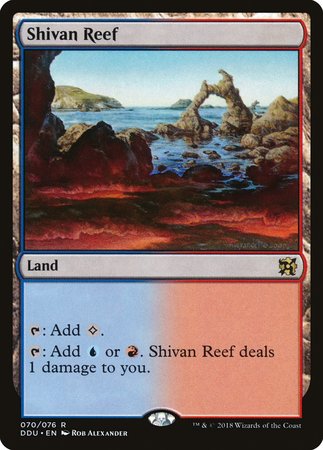 Shivan Reef [Duel Decks: Elves vs. Inventors] | Cracking-Singles