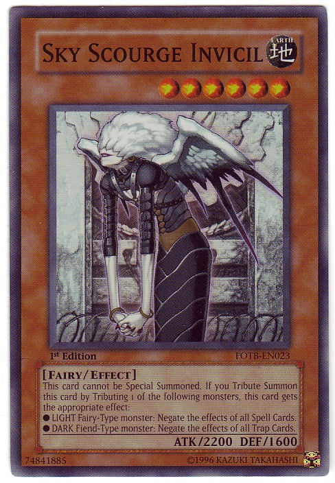 Sky Scourge Invicil [FOTB-EN023] Super Rare | Cracking-Singles