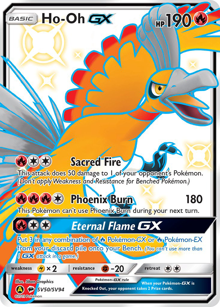 Ho-Oh GX (SV50/SV94) [Sun & Moon: Hidden Fates - Shiny Vault] | Cracking-Singles