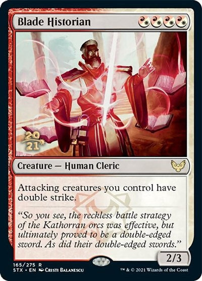 Blade Historian [Strixhaven: School of Mages Prerelease Promos] | Cracking-Singles