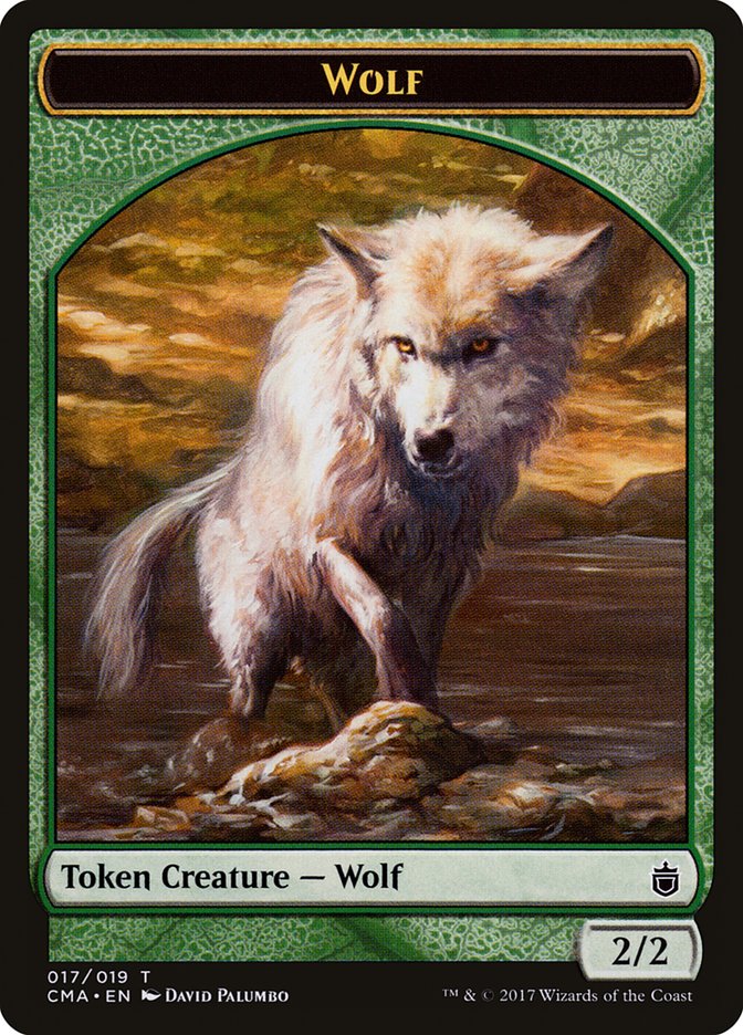 Wolf (017/019) [Commander Anthology Tokens] | Cracking-Singles