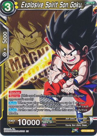 Explosive Spirit Son Goku [BT3-088] | Cracking-Singles