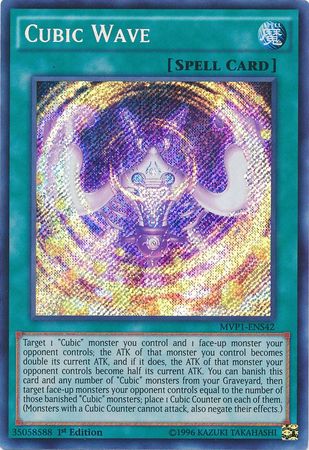 Cubic Wave [MVP1-ENS42] Secret Rare | Cracking-Singles