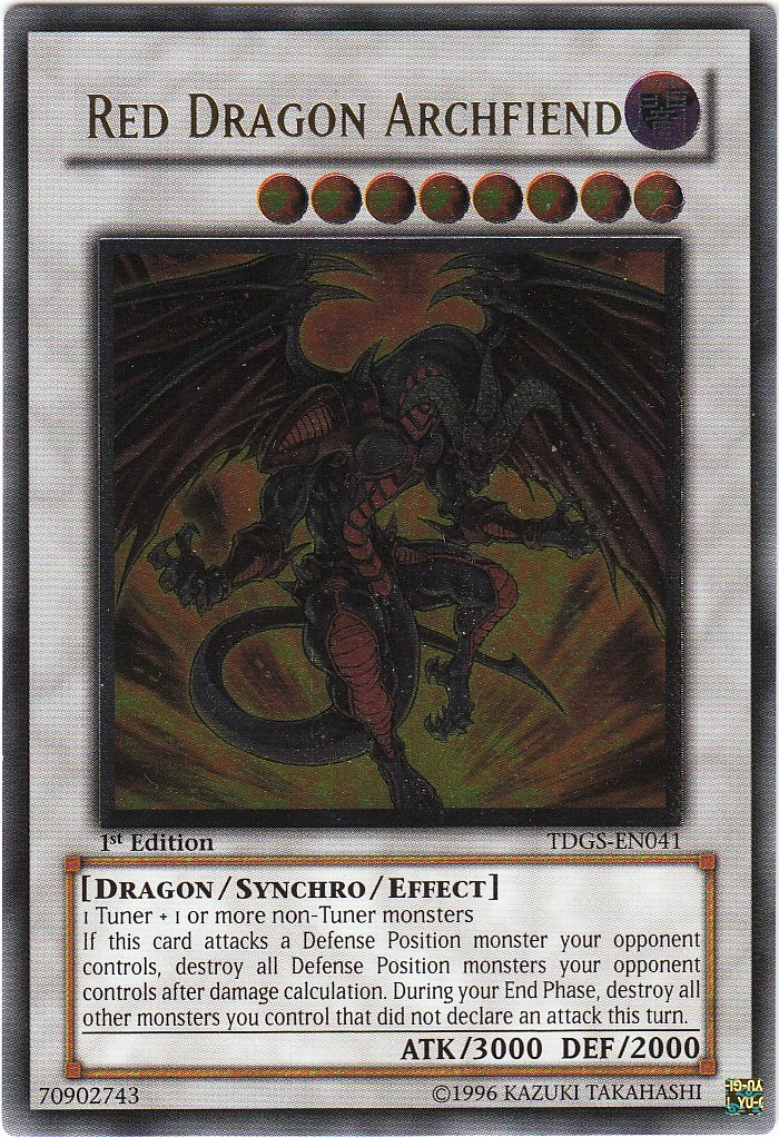 Red Dragon Archfiend [TDGS-EN041] Ultimate Rare | Cracking-Singles