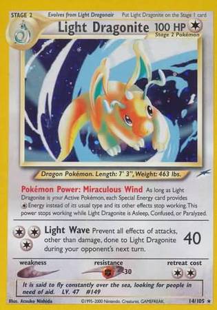 Light Dragonite (14/105) [Neo Destiny Unlimited] | Cracking-Singles