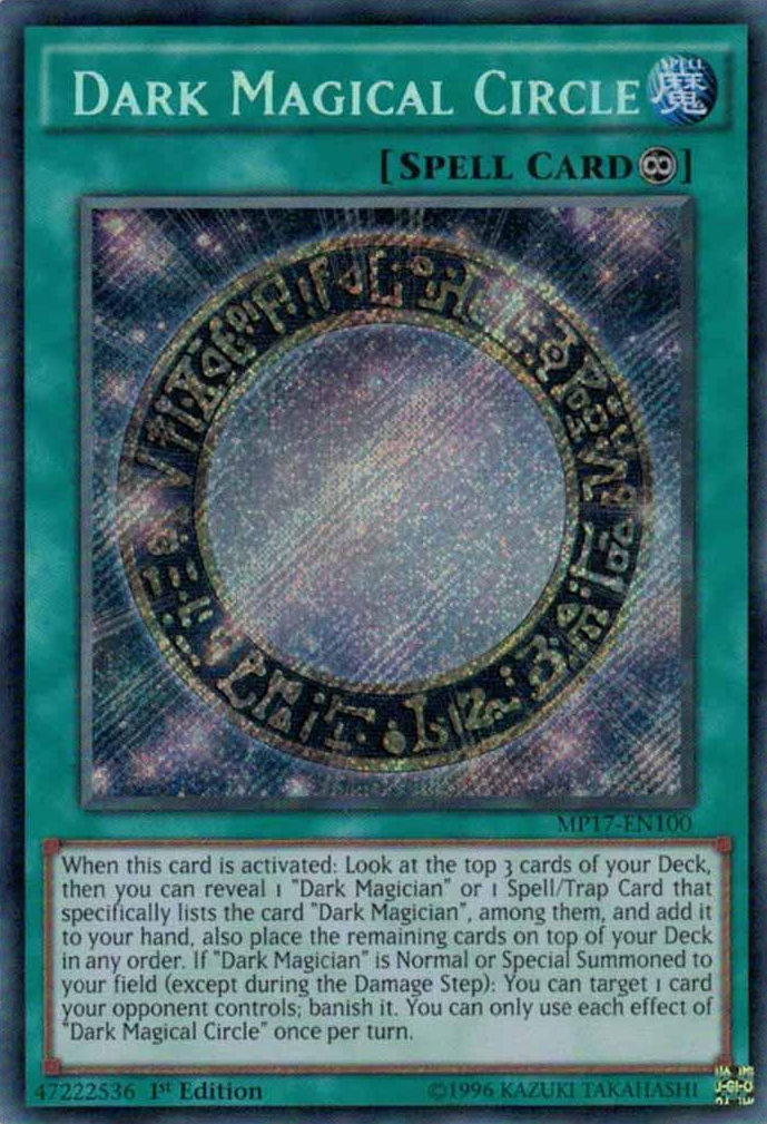 Dark Magical Circle [MP17-EN100] Secret Rare | Cracking-Singles