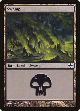 Swamp (241) [Scars of Mirrodin] | Cracking-Singles