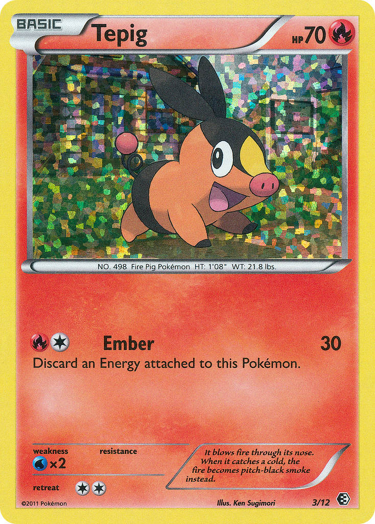 Tepig (3/12) [McDonald's Promos: 2011 Collection] | Cracking-Singles