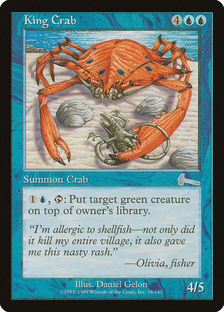 King Crab [Urza's Legacy] | Cracking-Singles