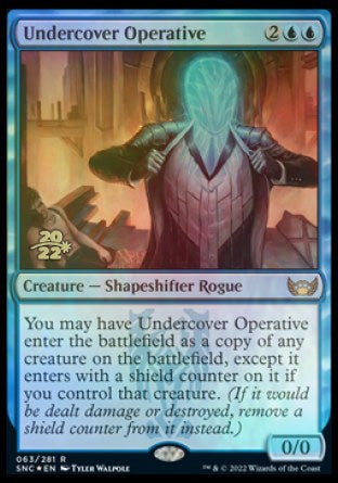 Undercover Operative [Streets of New Capenna Prerelease Promos] | Cracking-Singles