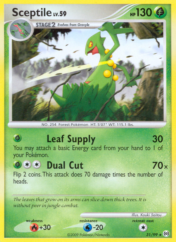 Sceptile (31/99) [Platinum: Arceus] | Cracking-Singles