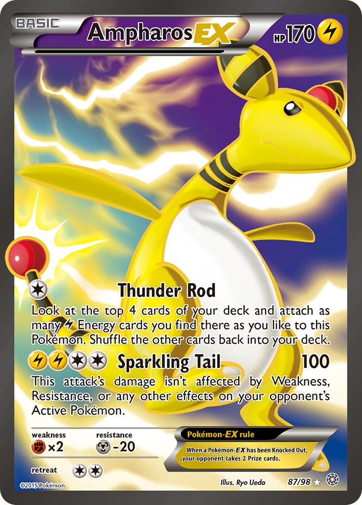 Ampharos EX (87/98) [XY: Ancient Origins] | Cracking-Singles