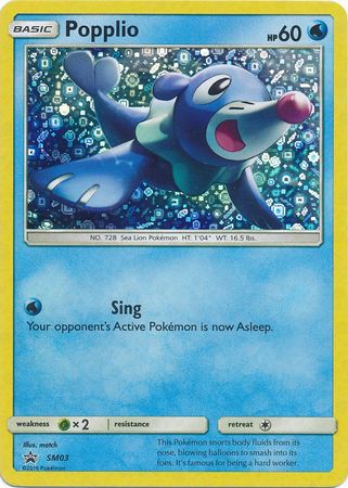 Popplio (SM03) (General Mills Promo) [Sun & Moon: Black Star Promos] | Cracking-Singles