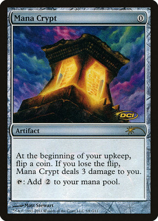 Mana Crypt [Judge Gift Cards 2011] | Cracking-Singles