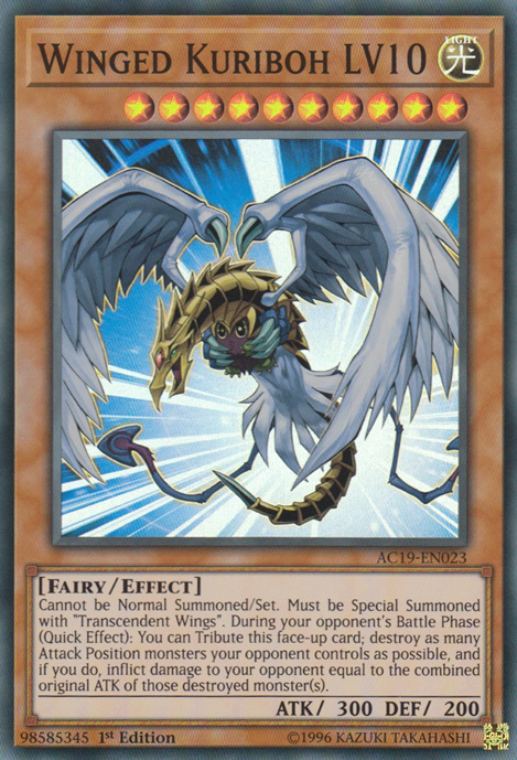 Winged Kuriboh LV10 [AC19-EN023] Super Rare | Cracking-Singles