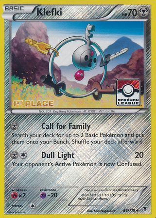 Klefki (66/119) (League Promo 1st Place) [XY: Phantom Forces] | Cracking-Singles