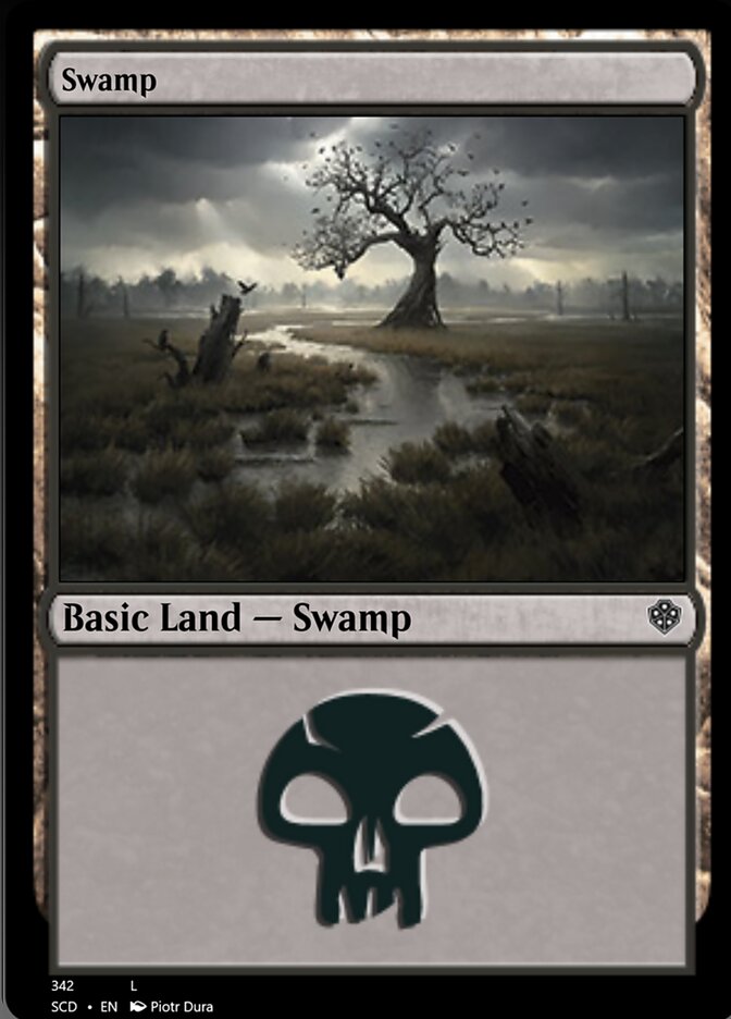 Swamp (342) [Starter Commander Decks] | Cracking-Singles