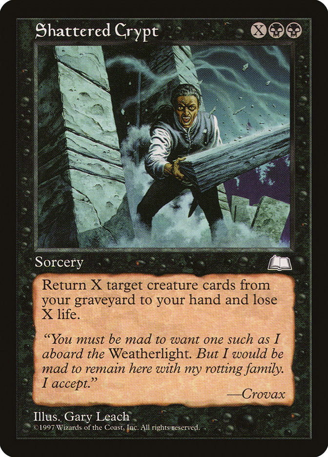 Shattered Crypt [Weatherlight] | Cracking-Singles