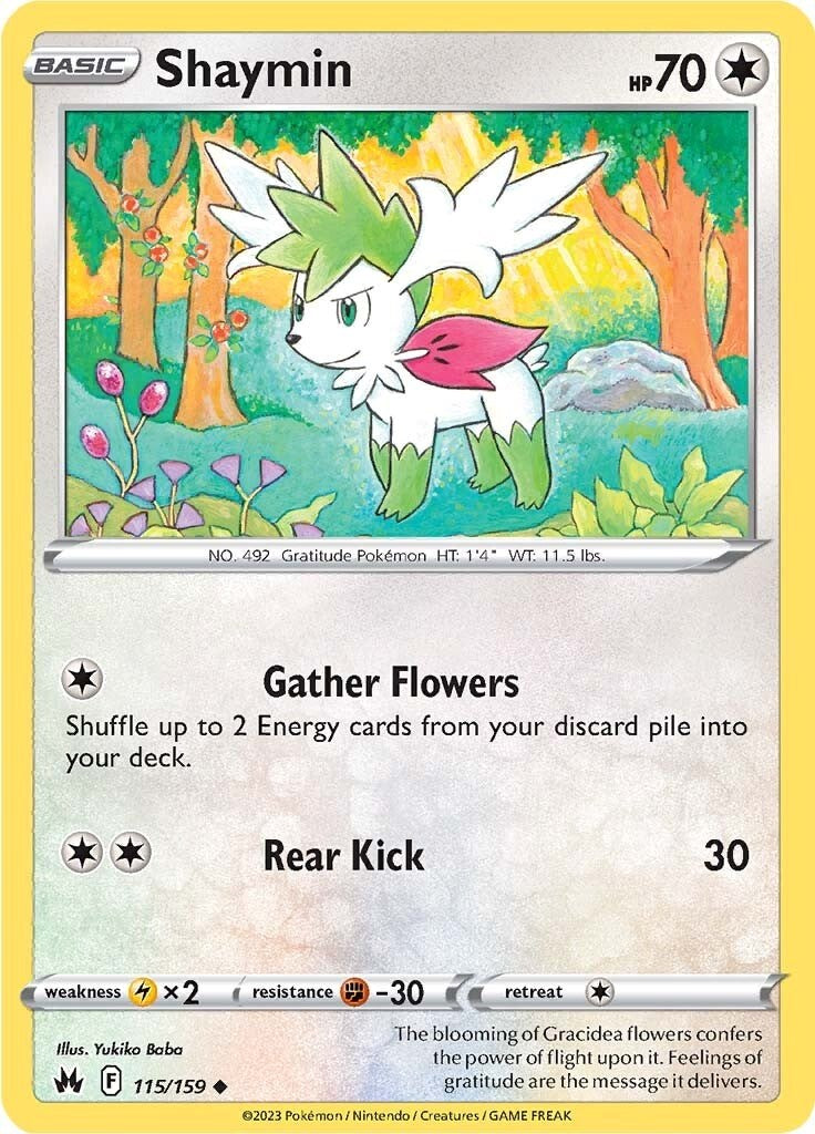 Shaymin (115/159) [Sword & Shield: Crown Zenith] | Cracking-Singles