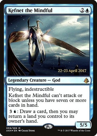 Kefnet the Mindful [Amonkhet Prerelease Promos] | Cracking-Singles