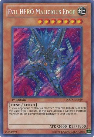 Evil HERO Malicious Edge [LCGX-EN029] Secret Rare | Cracking-Singles