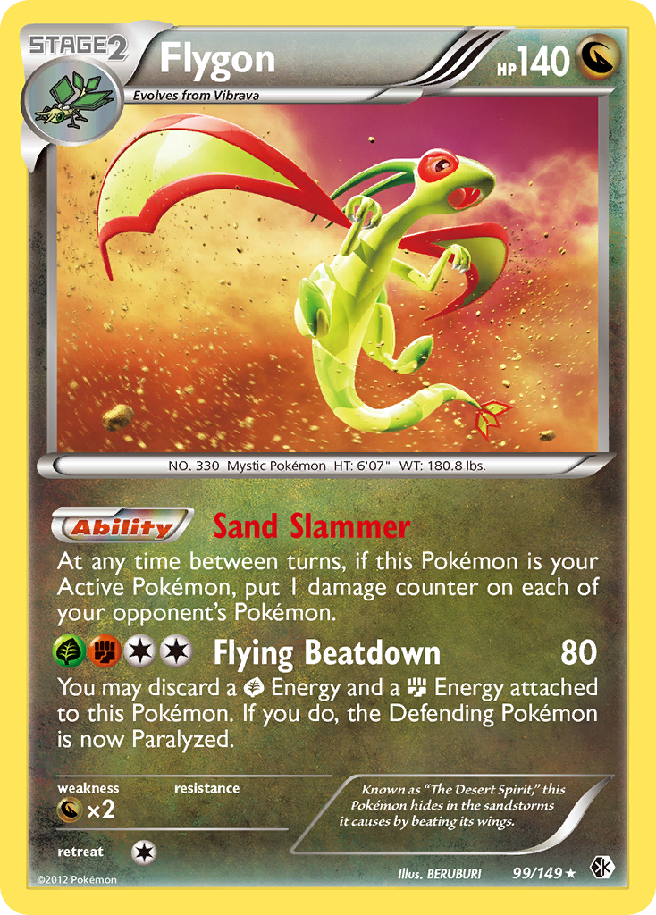 Flygon (99/149) [Black & White: Boundaries Crossed] | Cracking-Singles