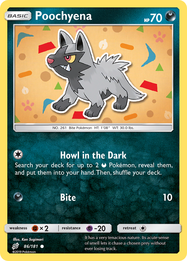 Poochyena (86/181) [Sun & Moon: Team Up] | Cracking-Singles