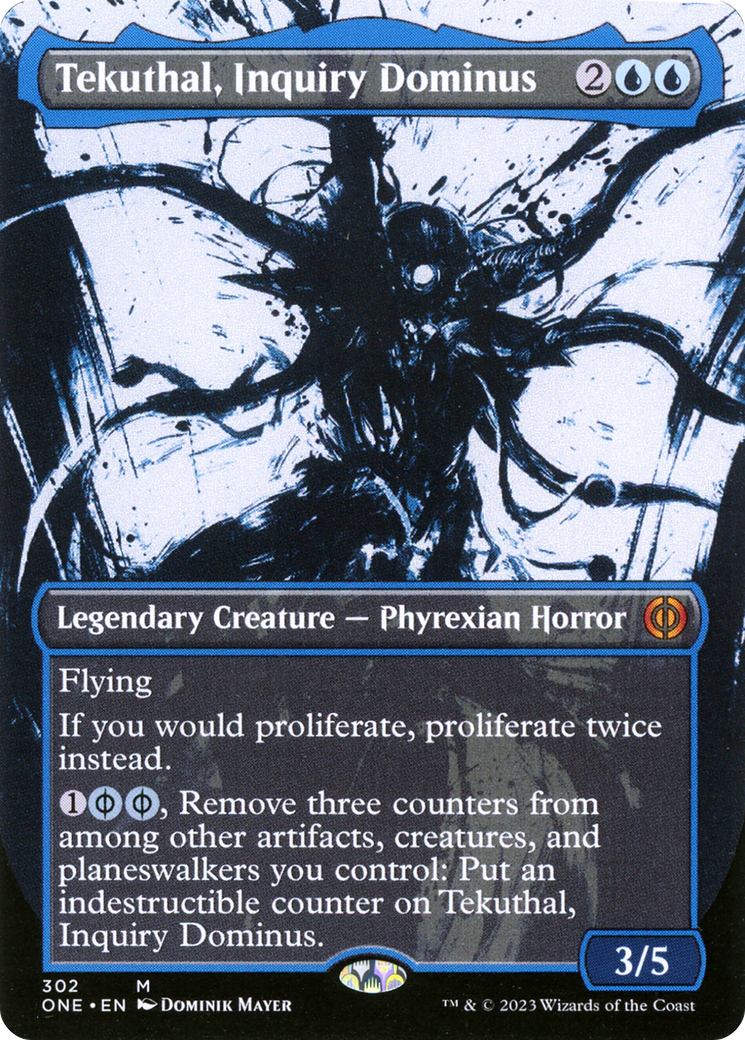 Tekuthal, Inquiry Dominus (Borderless Ichor) [Phyrexia: All Will Be One] | Cracking-Singles