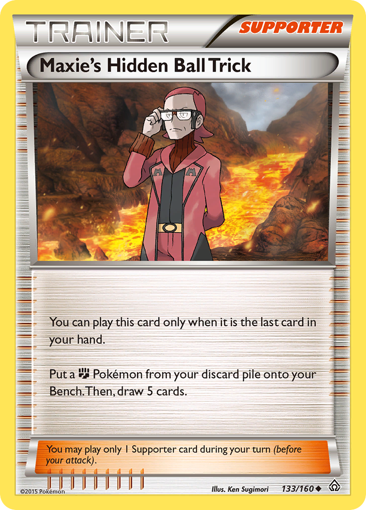 Maxie's Hidden Ball Trick (133/160) [XY: Primal Clash] | Cracking-Singles