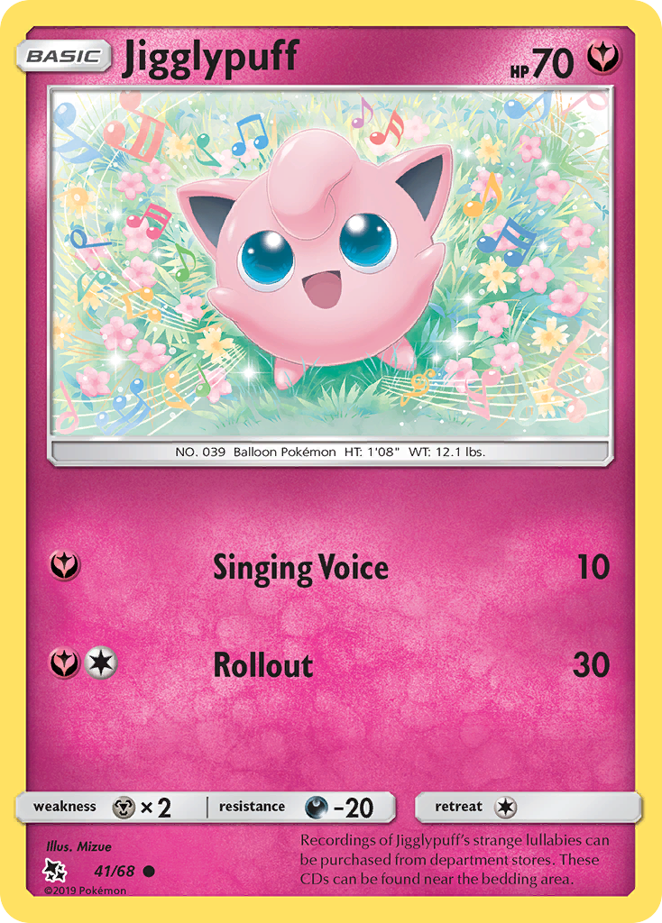 Jigglypuff (41/68) [Sun & Moon: Hidden Fates] | Cracking-Singles