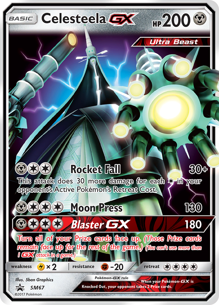 Celesteela GX (SM67) [Sun & Moon: Black Star Promos] | Cracking-Singles