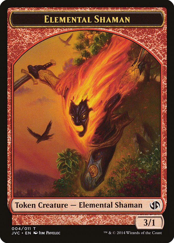 Elemental Shaman Token (Jace vs. Chandra) [Duel Decks Anthology Tokens] | Cracking-Singles