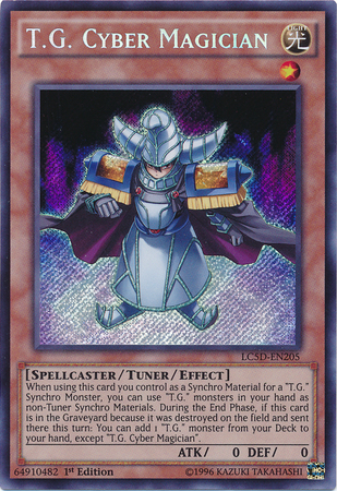 T.G. Cyber Magician [LC5D-EN205] Secret Rare | Cracking-Singles