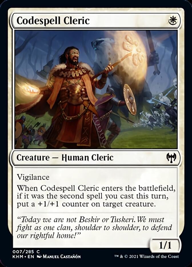 Codespell Cleric [Kaldheim] | Cracking-Singles