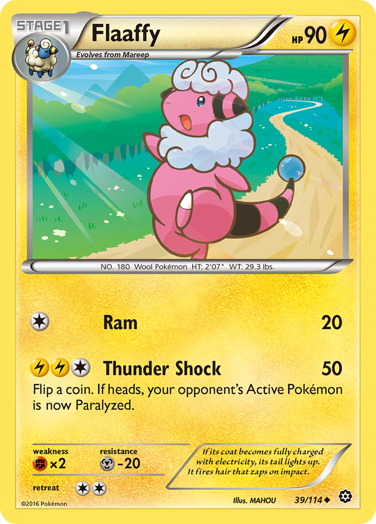 Flaaffy (39/114) [XY: Steam Siege] | Cracking-Singles