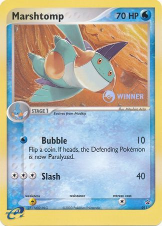 Marshtomp (011) (Jumbo Card) [Nintendo: Black Star Promos] | Cracking-Singles