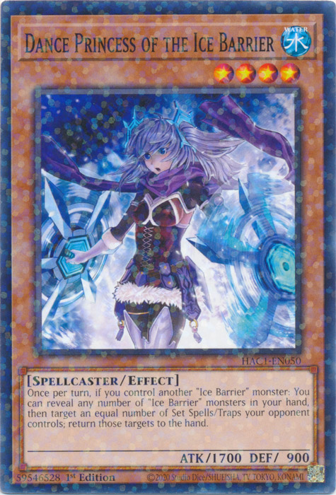 Dance Princess of the Ice Barrier (Duel Terminal) [HAC1-EN050] Common | Cracking-Singles