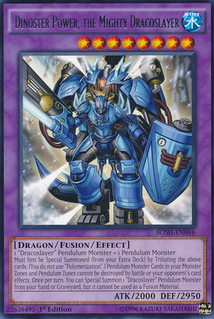 Dinoster Power, the Mighty Dracoslayer [BOSH-EN046] Rare | Cracking-Singles