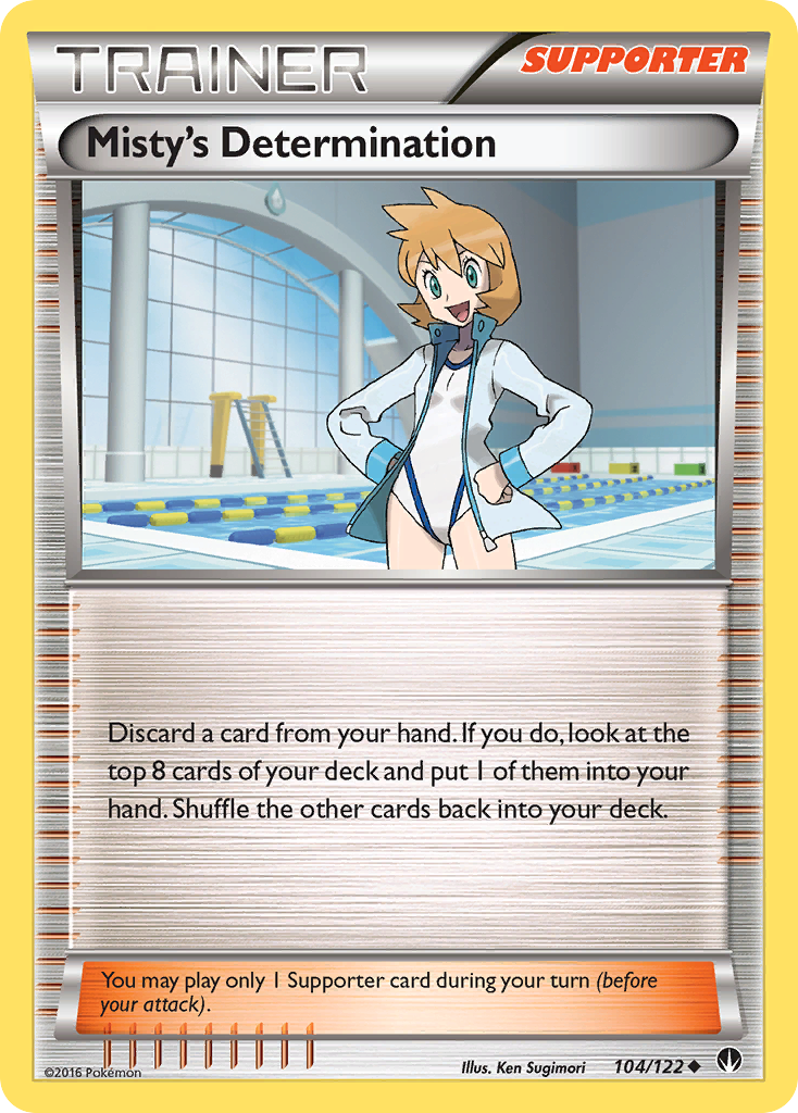 Misty's Determination (104/122) [XY: BREAKpoint] | Cracking-Singles