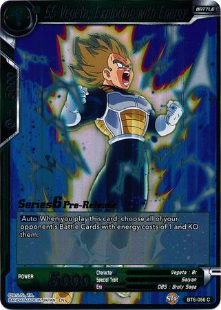 SS Vegeta, Exploding with Energy [BT6-056_PR] | Cracking-Singles