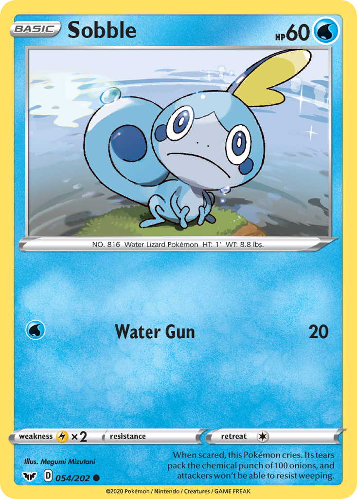 Sobble (054/202) [Sword & Shield: Base Set] | Cracking-Singles