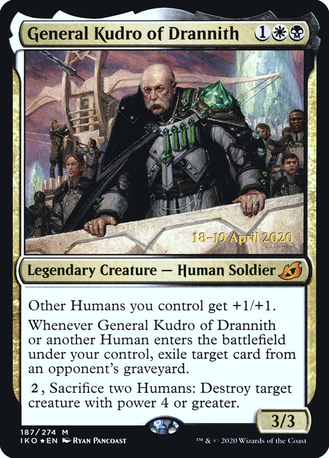 General Kudro of Drannith  [Ikoria: Lair of Behemoths Prerelease Promos] | Cracking-Singles