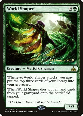 World Shaper [Rivals of Ixalan Promos] | Cracking-Singles