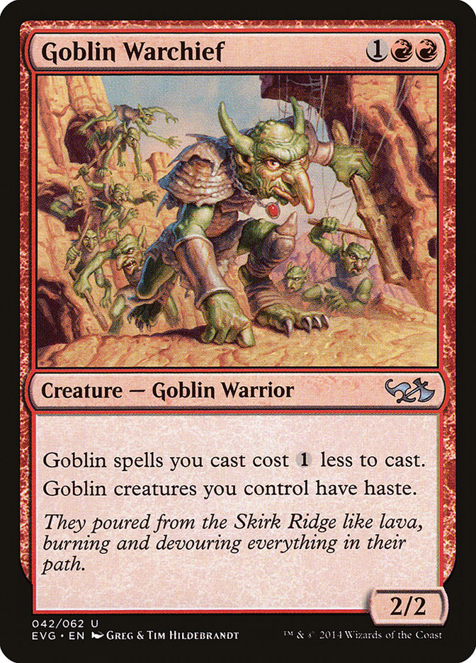 Goblin Warchief (Elves vs. Goblins) [Duel Decks Anthology] | Cracking-Singles