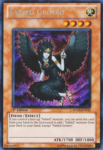 Fabled Grimro [HA02-EN032] Secret Rare | Cracking-Singles