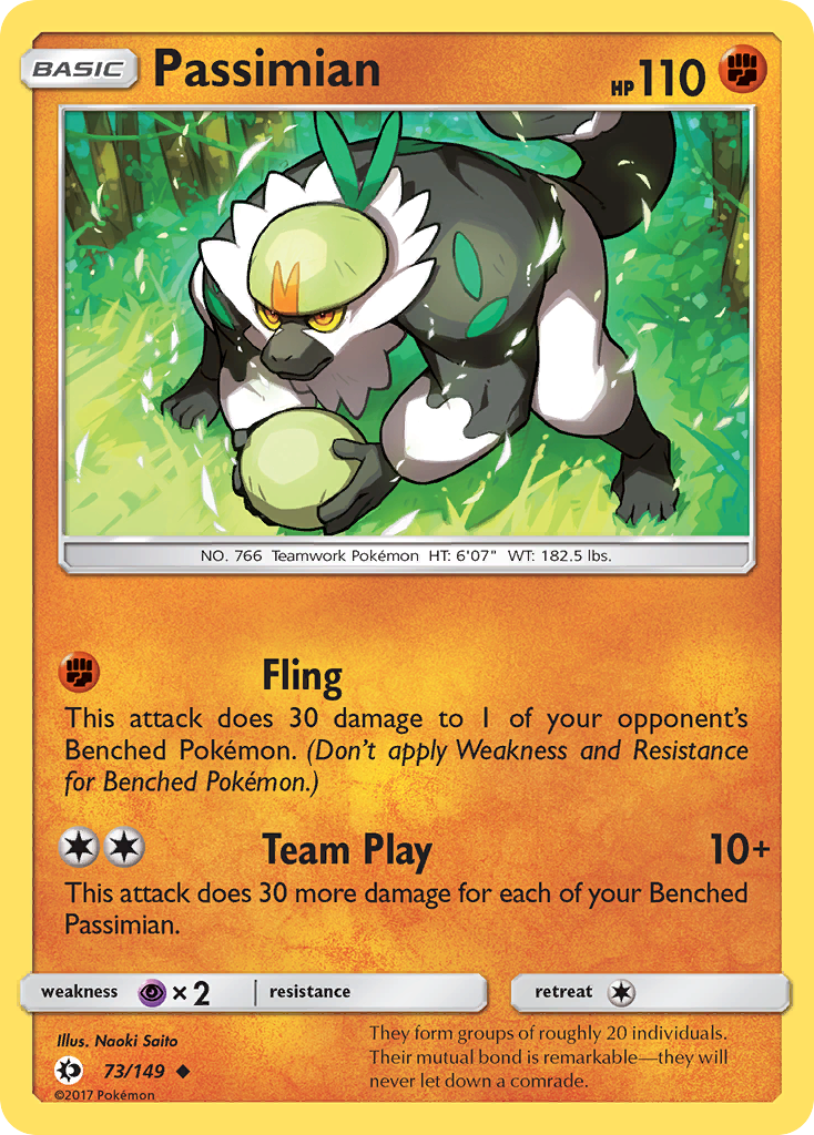 Passimian (73/149) [Sun & Moon: Base Set] | Cracking-Singles