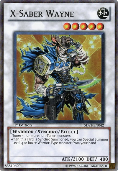 X-Saber Wayne [5DS3-EN042] Super Rare | Cracking-Singles