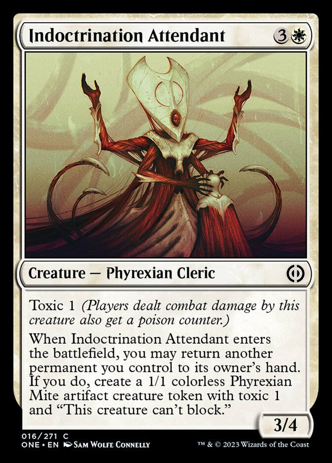 Indoctrination Attendant [Phyrexia: All Will Be One] | Cracking-Singles